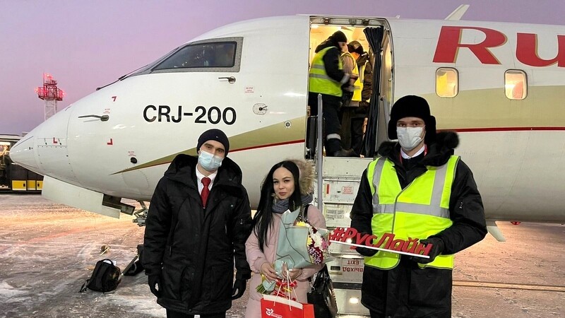 Тамбовчанка Татьяна Шарапова стала полумиллионным пассажиром авиакомпании «РусЛайн»
