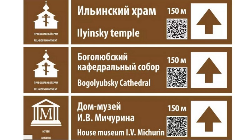 В Мичуринске впервые установят туристические навигационные знаки - ВЕСТИ /  Тамбов