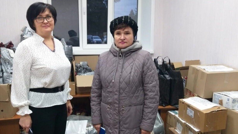 Учитель Сосновской школы собрала деньги в поддержку российских бойцов
