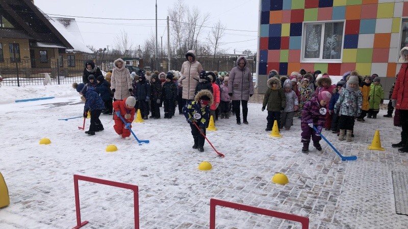 Дошкольники Тамбова участвуют в малых зимних Олимпийских играх