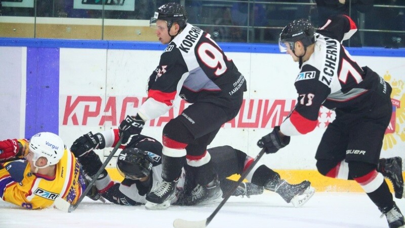 Хоккейный клуб «Тамбов» потерпел второе поражение в рамках Кубка Петрова