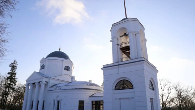 Ремонт церкви в усадьбе Чичериных завершится в октябре этого года