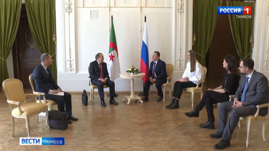 Максим Егоров провёл встречу с послом Алжирской Народной Демократической Республики