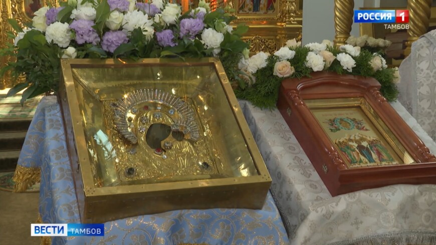 В Тамбов доставили Вышенскую икону Божьей Матери