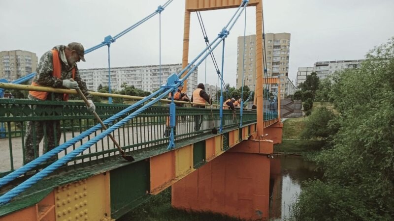 Мосты через реку Цну в Тамбове будут перекрашены