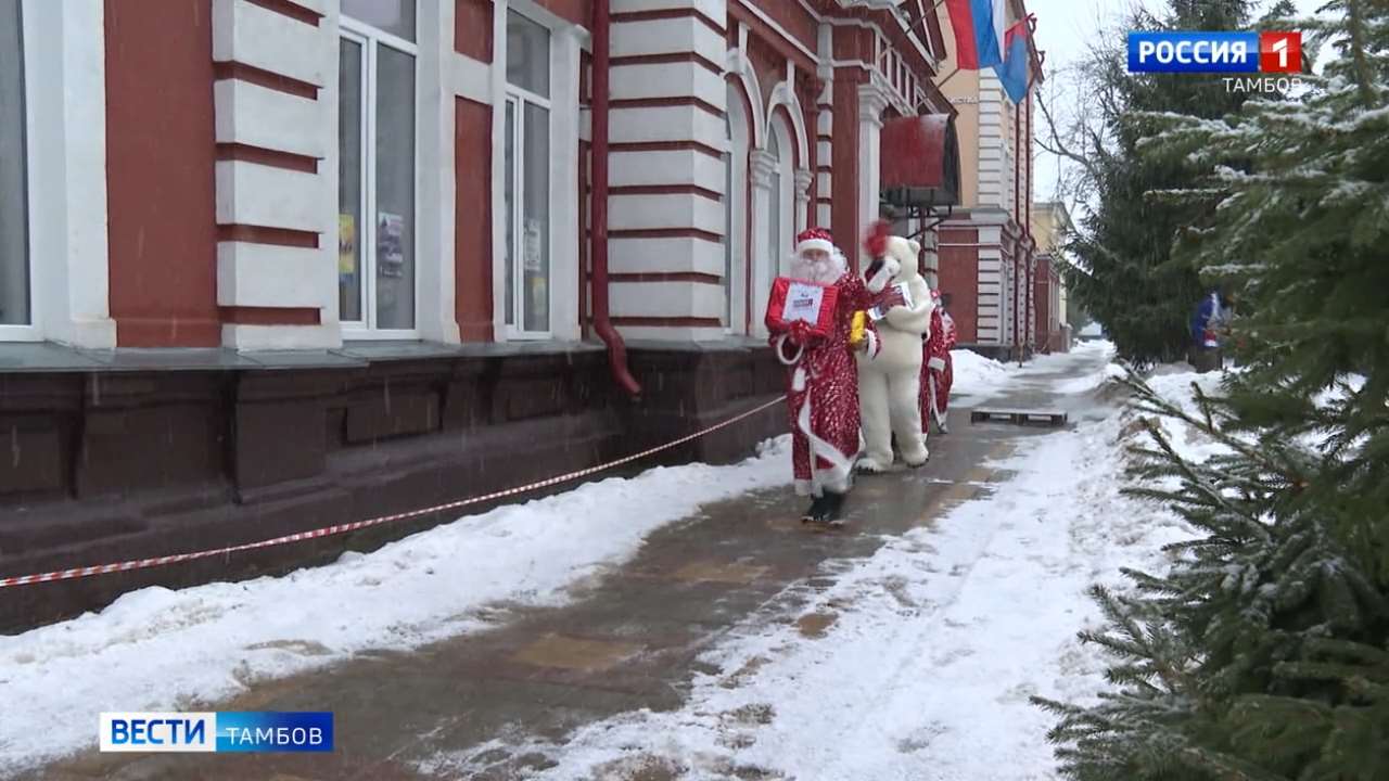 Активисты в костюмах сказочных героев поздравили малышей региона с Новым  годом - ВЕСТИ / Тамбов