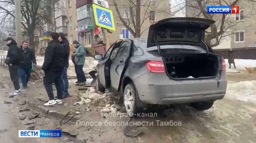 Две 8-летние девочки пострадали в аварии на улице Мичуринской в Тамбове