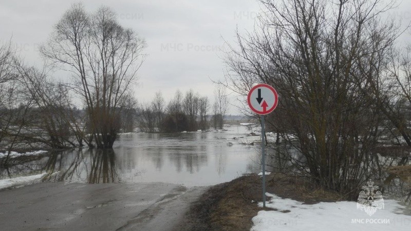 Под Мичуринском затопило низководный мост между Лесохимучастком и Старой Казинкой