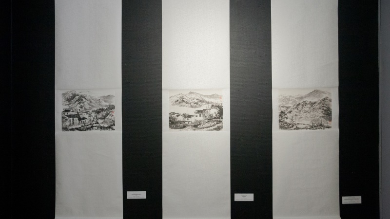 «Под знаком бирюзового дракона»: в Тамбове открылась выставка китайской живописи