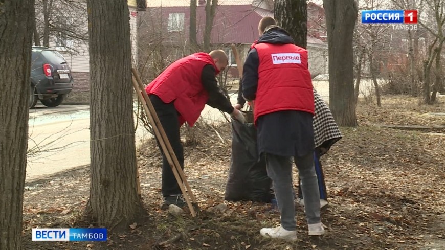Волонтёры приступили к традиционным весенним уборкам придомовых территорий пенсионеров и ветеранов ВОВ