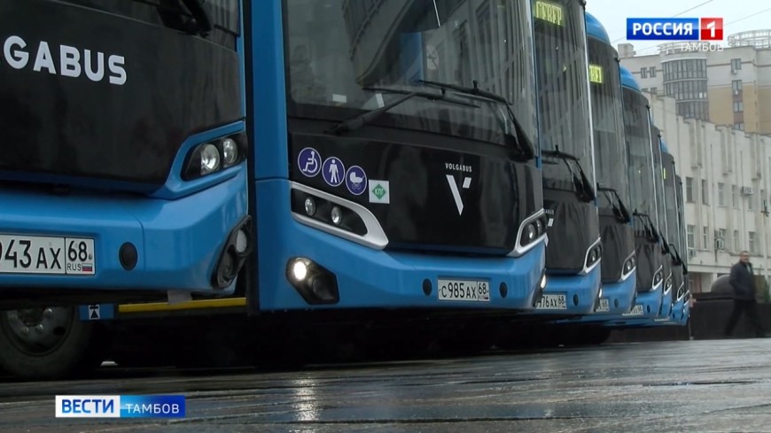 В Тамбов доставили 12 новых современных автобусов