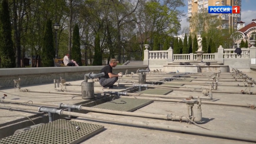 27-го апреля в Тамбове начнут работу 18 городских фонтанов