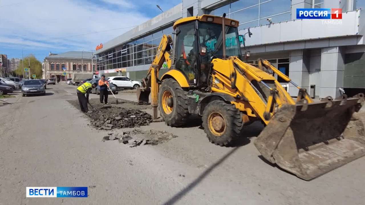 В Тамбове продолжают приводить в порядок дороги, подлежащие гарантийному ремонту