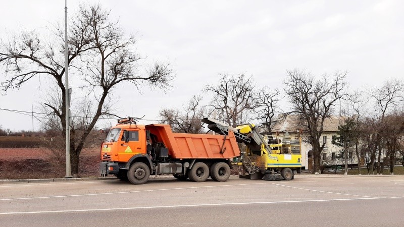 На федеральных трассах в Тамбовской области началась весенняя уборка