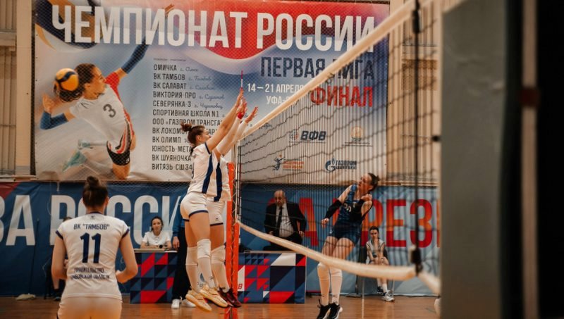 Женская команда ВК «Тамбов» вышла в четвертьфинал Чемпионата России