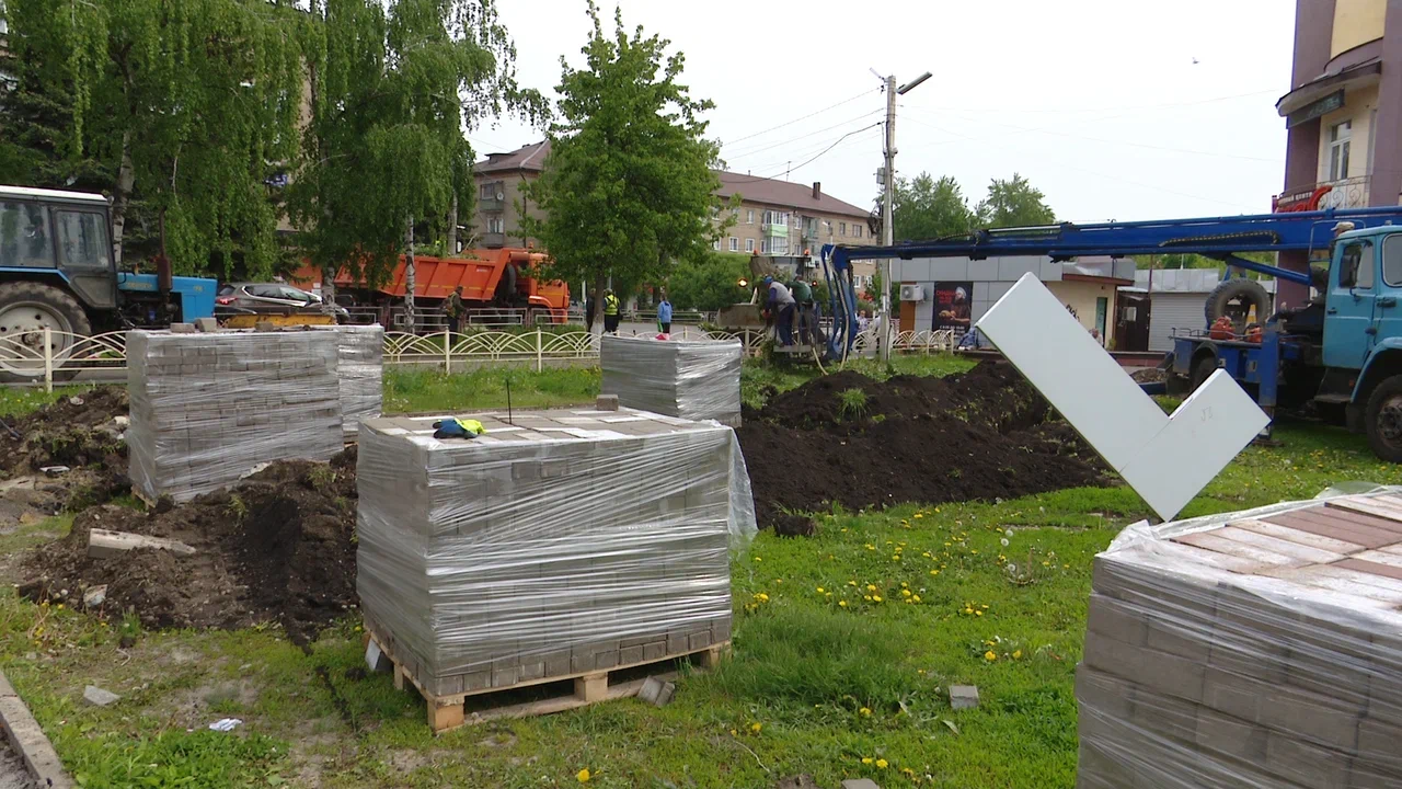 В Мичуринске стартовало благоустройство сквера в районе ДК «Авангард»