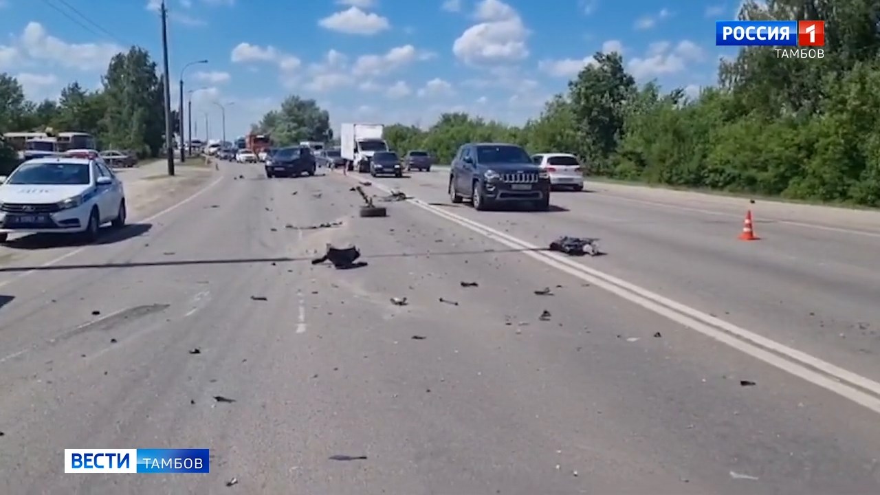 Три автомобиля столкнулись на Рассказовском шоссе | 21.06.2024 | Тамбов -  БезФормата