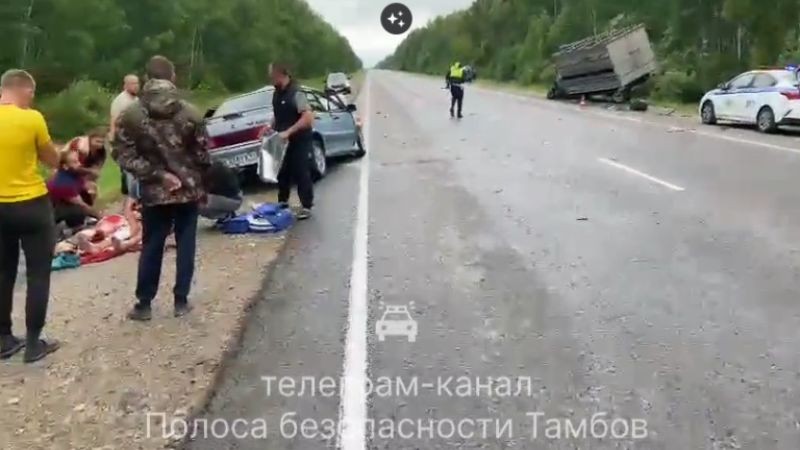 Пять человек пострадали в ДТП на трассе под Мичуринском