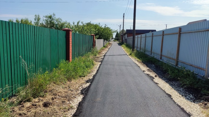 В Уварове досрочно отремонтировали тротуар от переулка Октябрьский