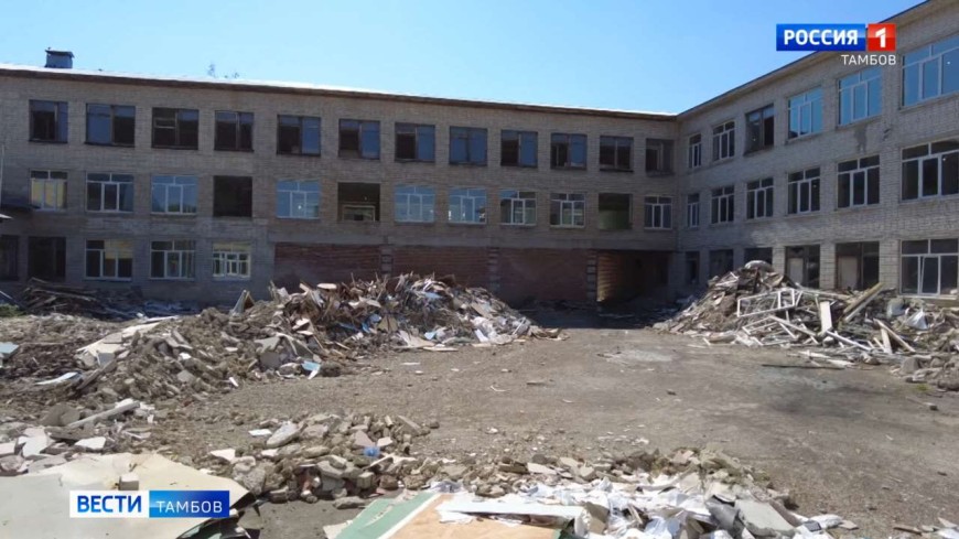 Реконструкция Знаменской школы выполнена на 22 процента