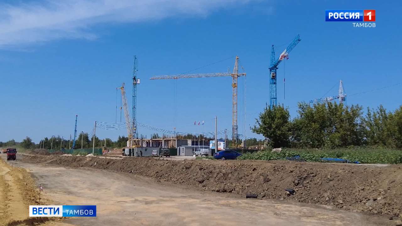 На западе областного центра строят новую дорогу | 08.07.2024 | Тамбов -  БезФормата