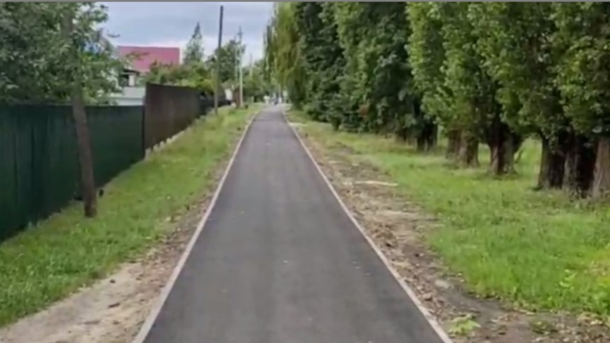В Уварове завершили запланированный на этот год ремонт тротуаров