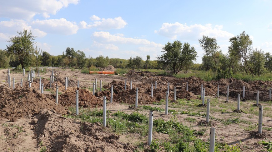 В Уварове продолжается благоустройство прибрежной зоны реки Вороны