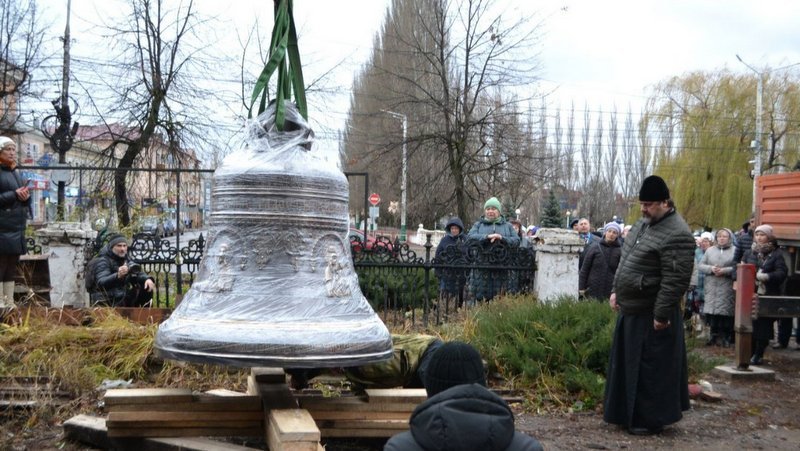 На звонницу Никольской церкви в Мичуринске установят двухтонный колокол