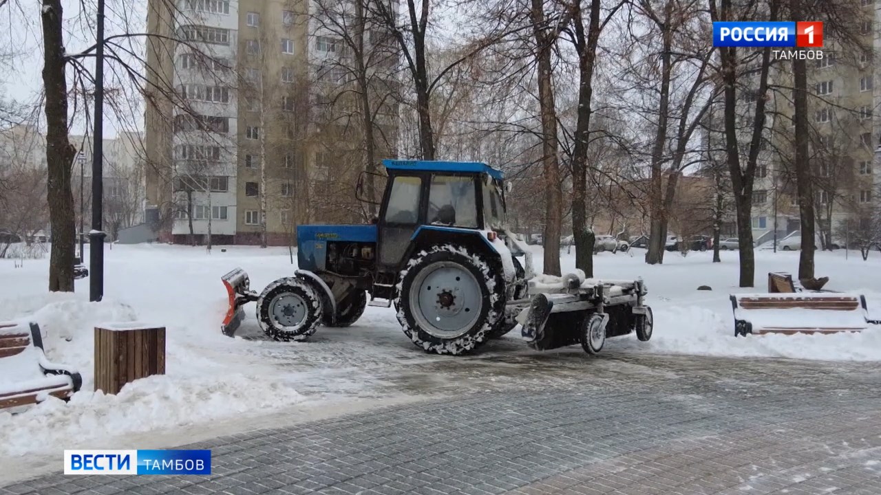 Снежная зима заглянула к тамбовчанам на Рождество