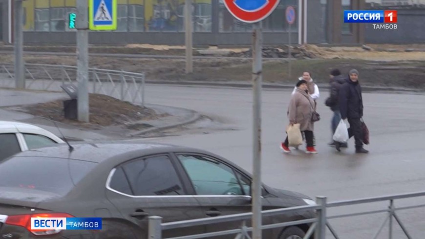 Реорганизация движения на одном из перекрёстков Тамбова