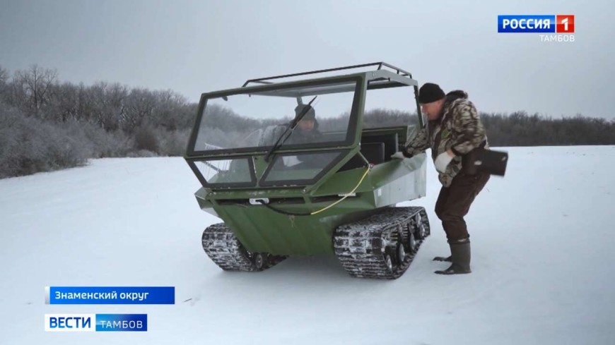 В Тамбовской области проводят зимний маршрутный учёт животных
