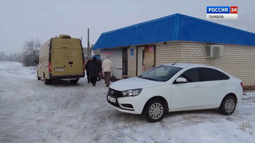 Фельдшер Тамбовской ЦРБ провел выездной осмотр жителей села Борщёвка
