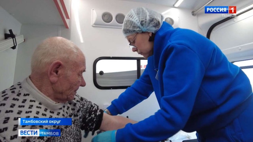 Передвижной медицинский комплекс посетил село Борщёвка