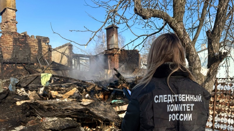 В Сампурском округе при пожаре погиб мужчина