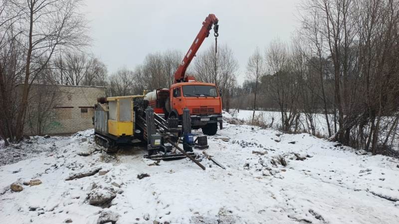 На юге Тамбова начался ремонт канализационного коллектора