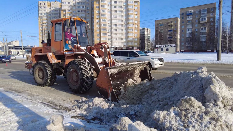 За выходные с улиц Тамбова вывезли 130 самосвалов снега