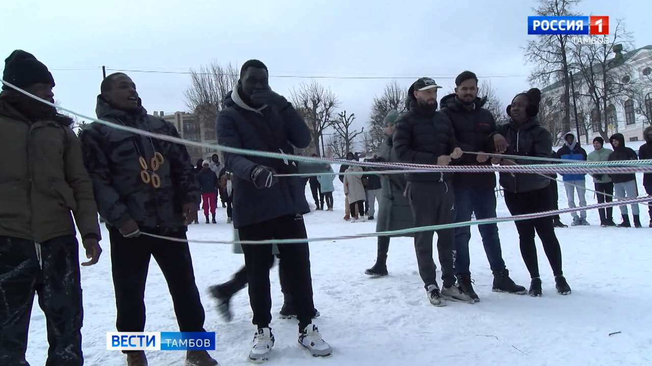 В Тамбове иностранные студенты ТГТУ отпраздновали масленицу