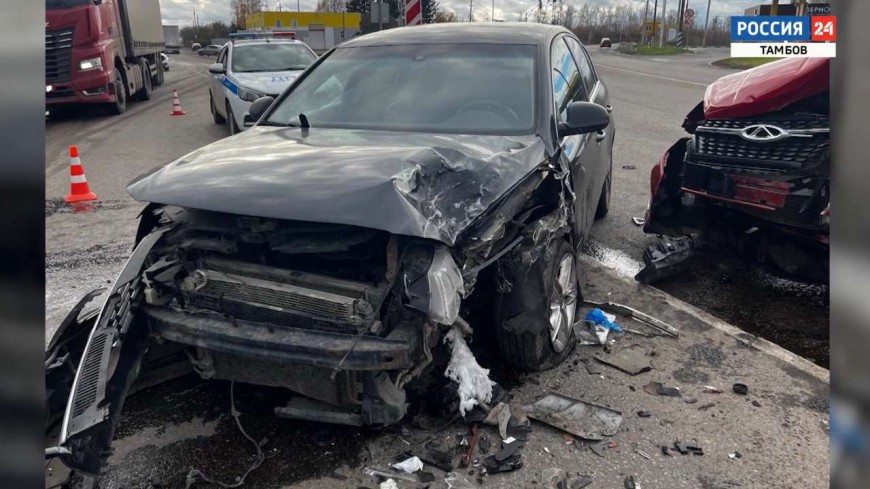 После ДТП в Тамбове пассажир легковушки попал в больницу