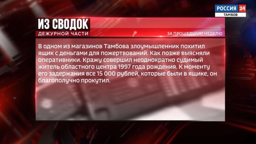 Из сводок дежурной части: кража из ящика для пожертвований, обман в сервисе знакомств и приговор распространителю наркотиков