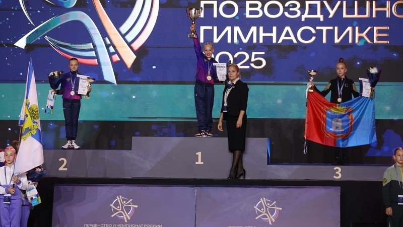 Тамбовчанка стала призёром всероссийских соревнований по воздушной гимнастике