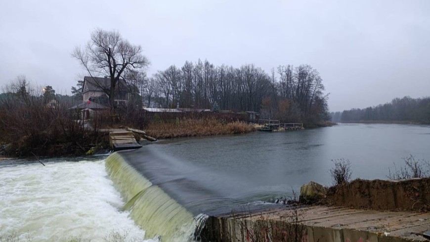 В Тамбове начали разбор временной перемычки на Цне