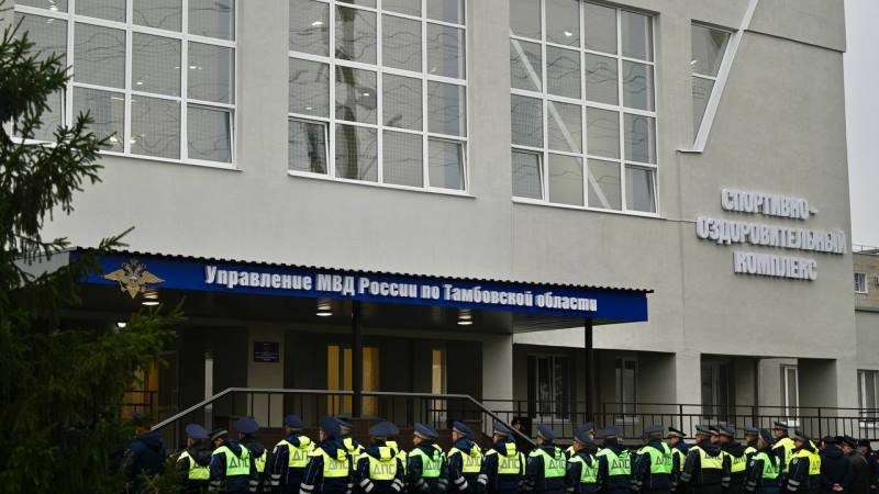 Тамбовские полицейские будут заниматься в новом спортивно-оздоровительном комплексе