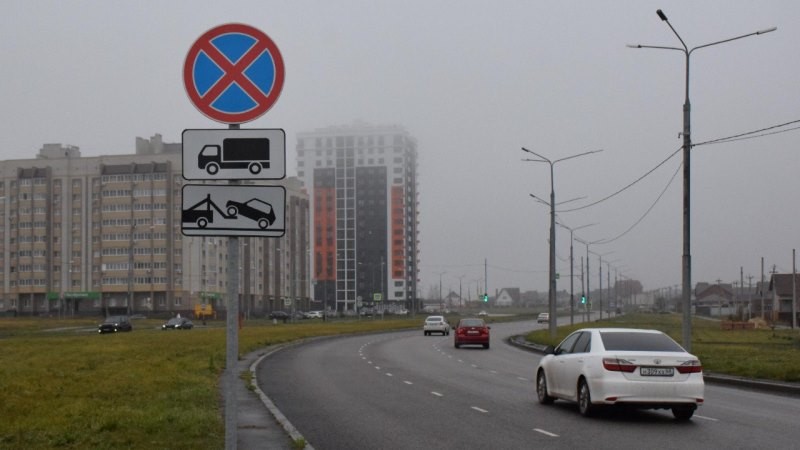 На нескольких улицах Тамбова запретили парковку большегрузного транспорта