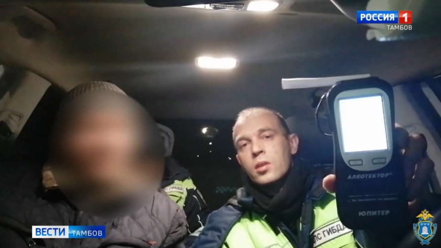 Тамбовский полицейский задержал нетрезвого водителя