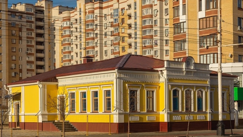 Отреставрирован исторический дом по улице Советской в Тамбове