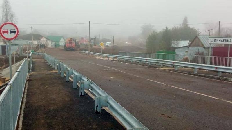 Движение по мосту через реку Пичаевка откроется уже завтра