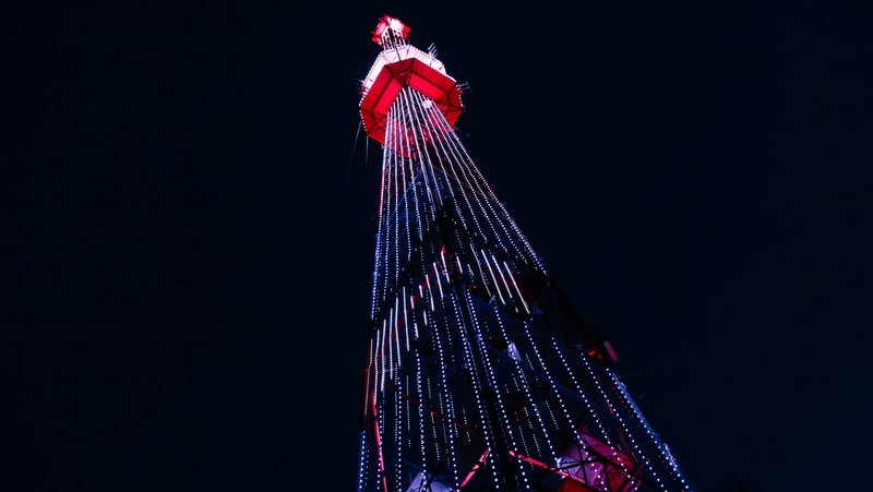 На тамбовской телебашне включат праздничную подсветку в честь сотрудничества России и Беларуси