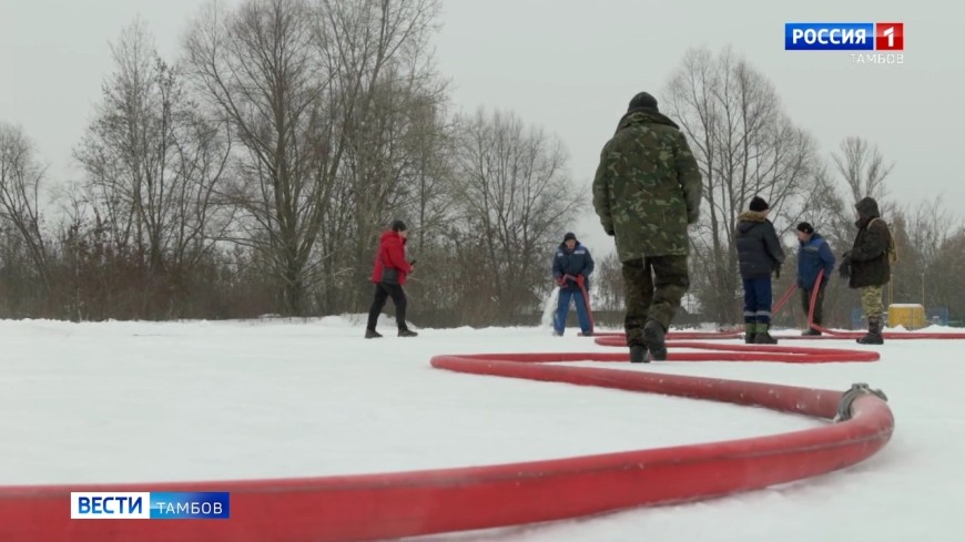 В Тамбове планируют залить более 30-ти уличных бесплатных катков