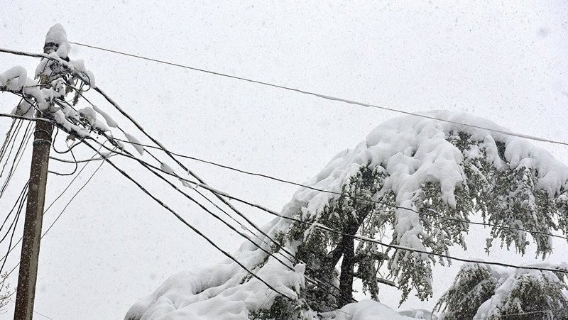 Снегопад оставил без электричества больше 10 населенных пунктов Бондарского округа
