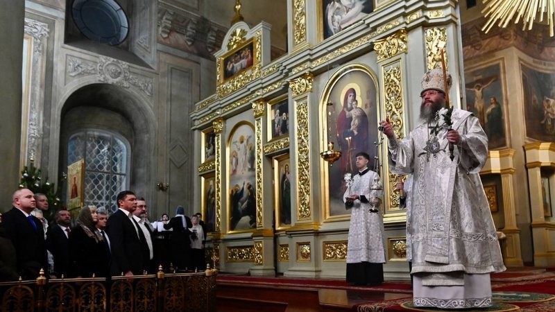 Евгений Первышов и Максим Косенков поздравили тамбовчан с Рождеством